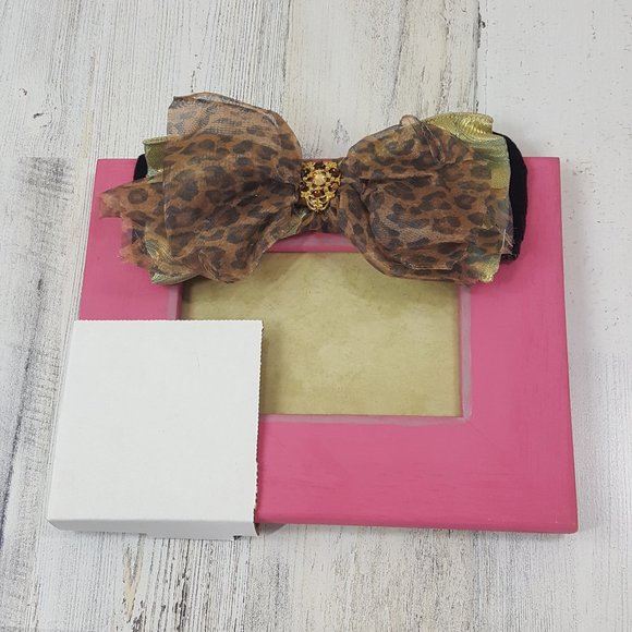 Picture Frame Pink with Bow - Picture 1 of 7